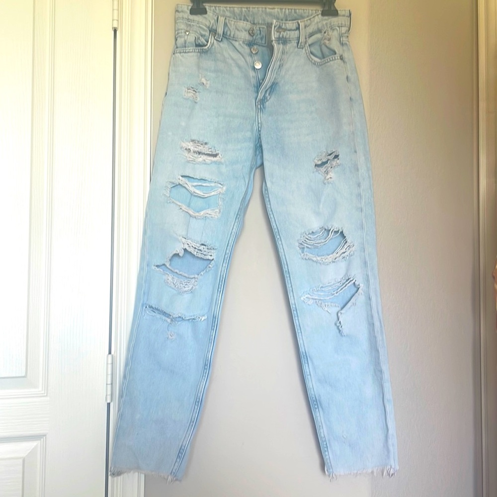 Boyfriend low waist taille basse jeans from H&M